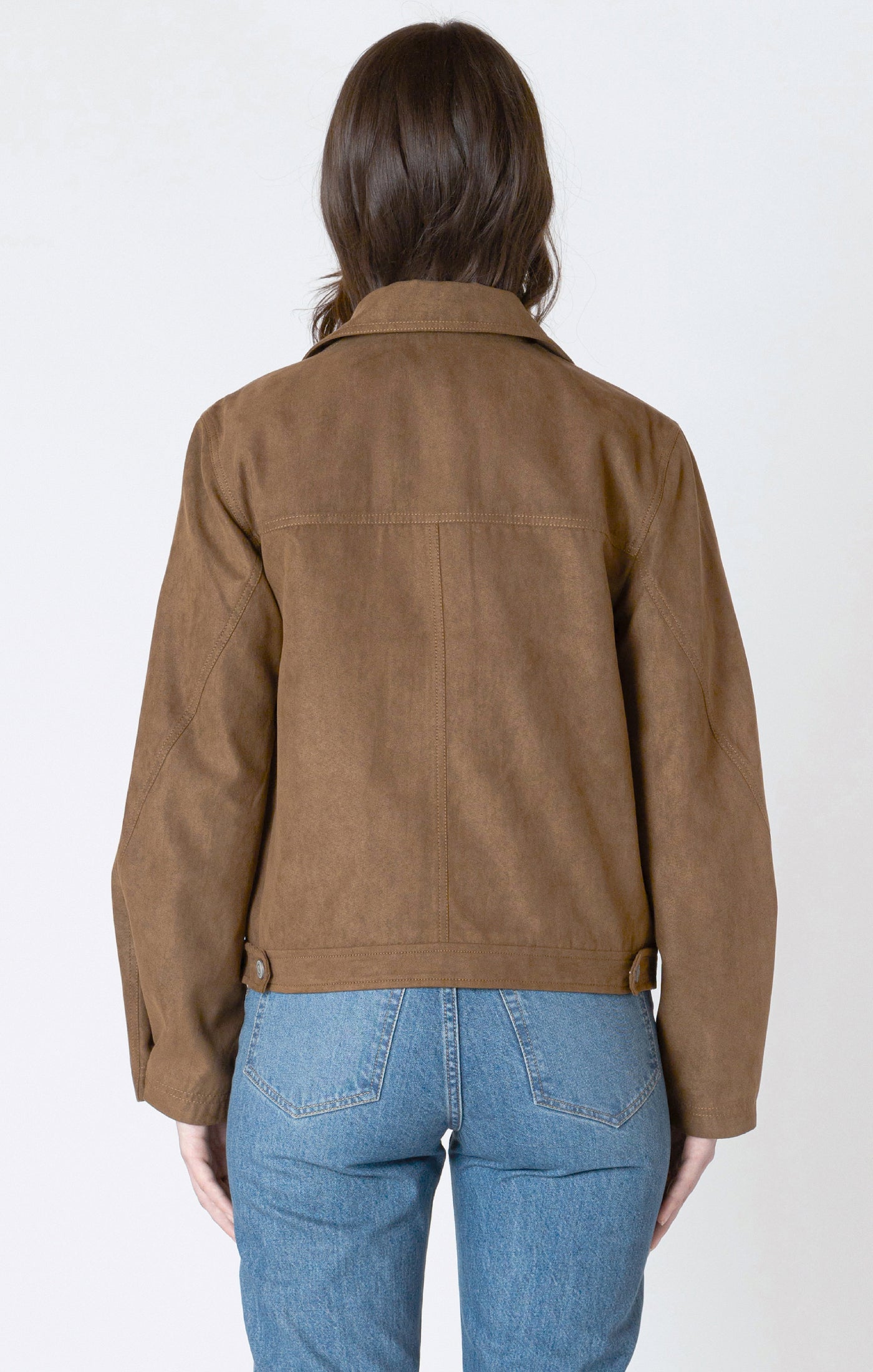 Georgia Vegan Suede Jacket-Dex
