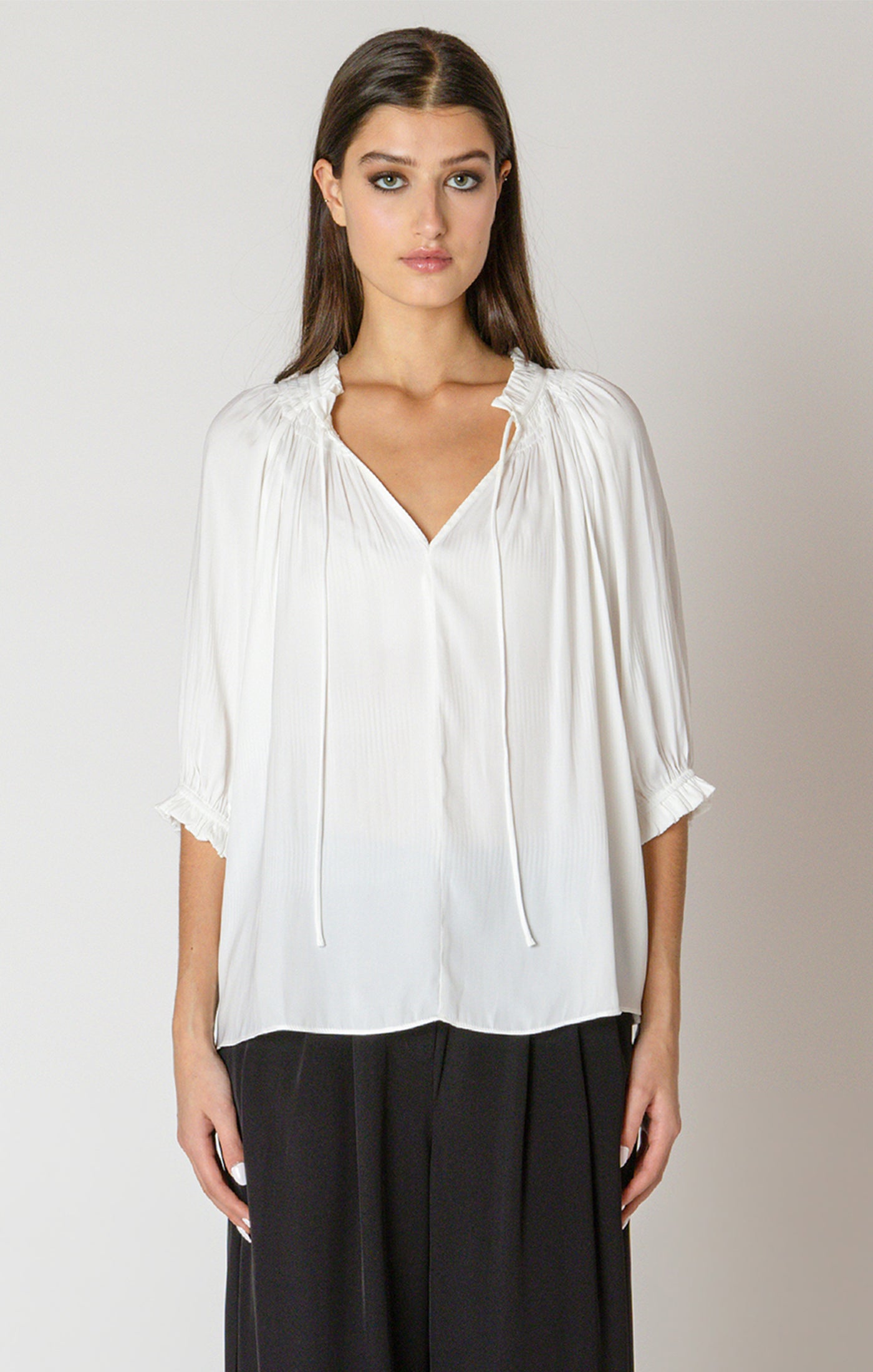 Tasha Blouse- Black Tape