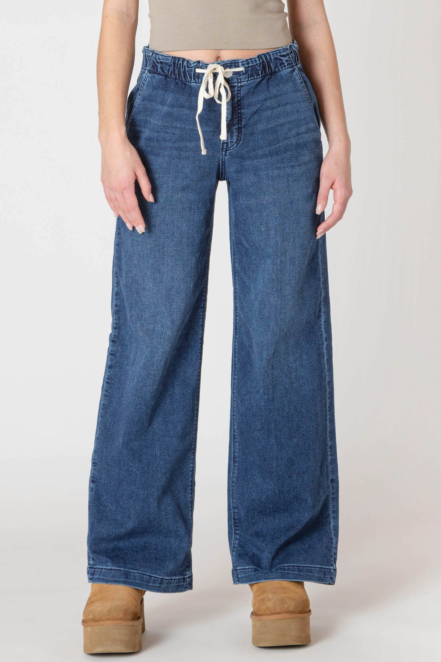Piper Knit Denim Pant- Room 34