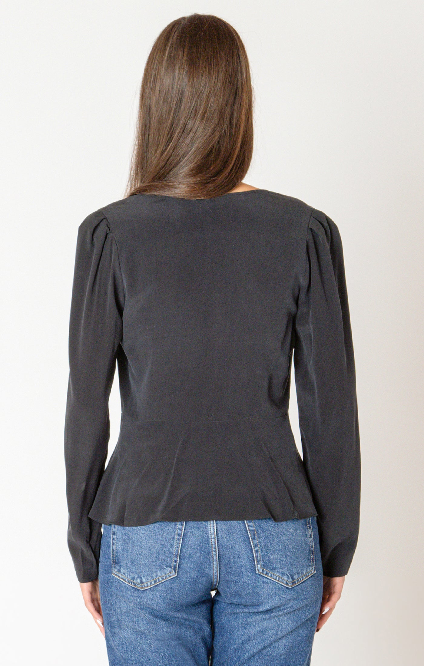 Ashe Blouse- Black Tape