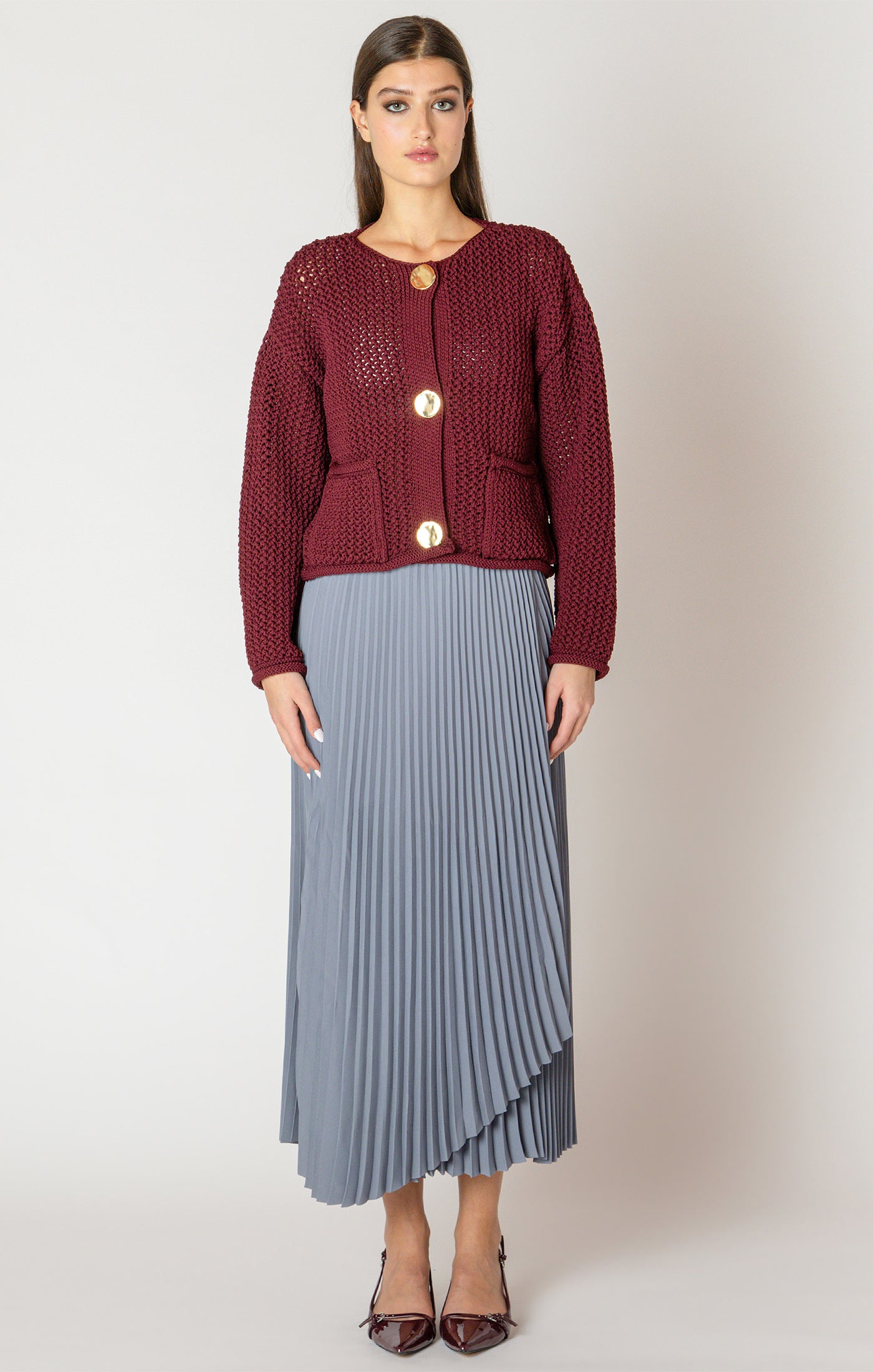 Ruby Cardi Sweater-Black Tape