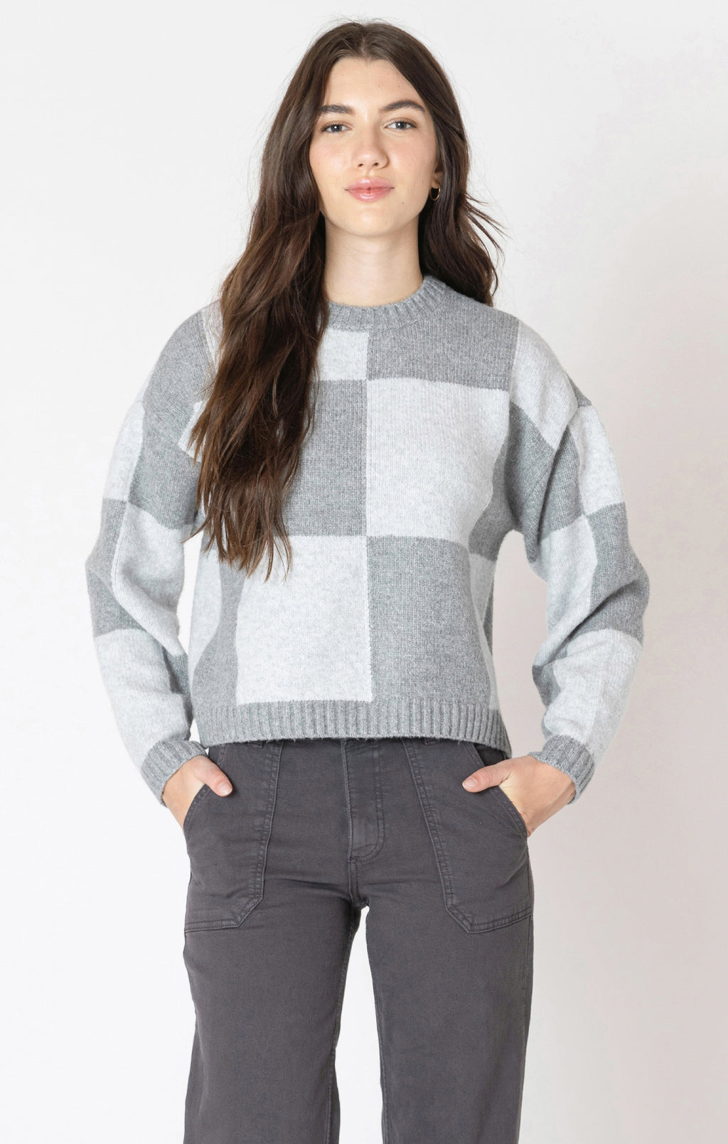 Checked Sweater-Dex