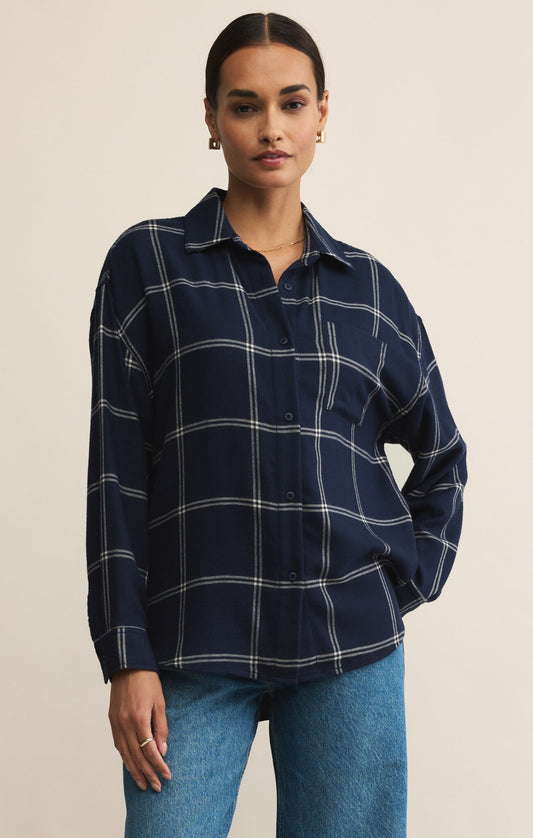 River Plaid Shirt-Z Supply