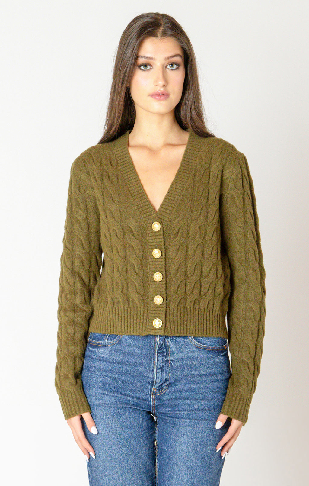 Evergreen Cardigan-Black Tape