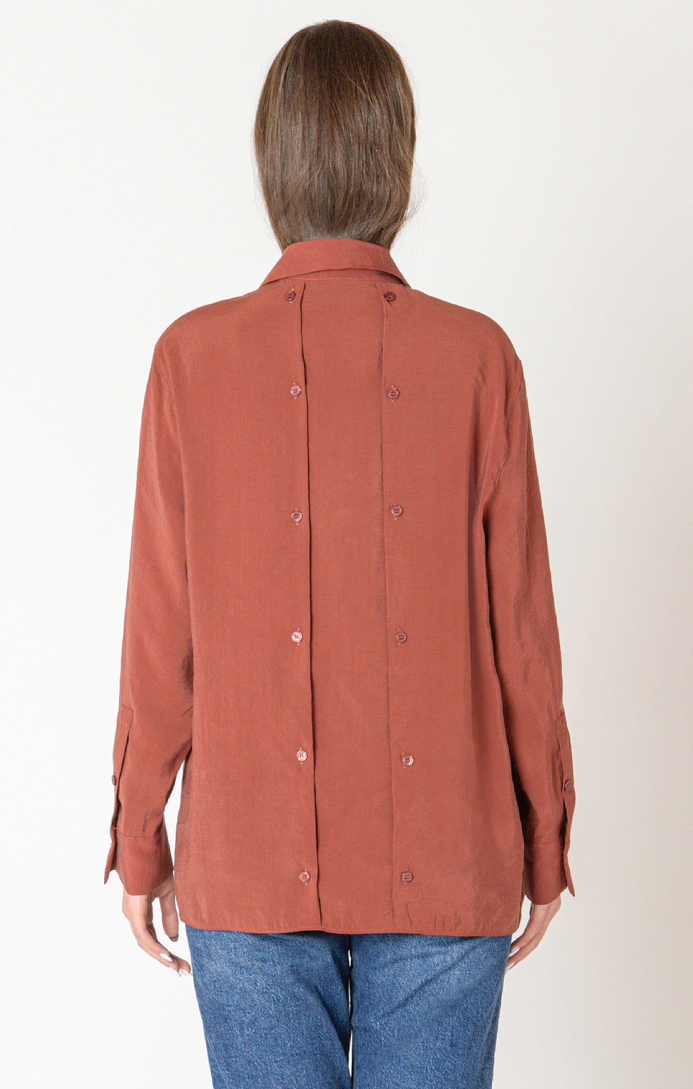 Terracotta Blouse-Black Tape