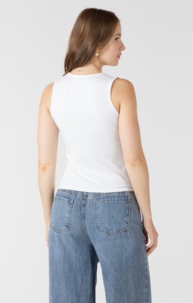 Essential Tank-White-Dex - Uforia Muse 