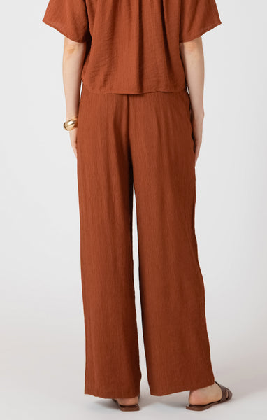 Burnt Sienna Wide Leg Pant- Dex - Uforia Muse 