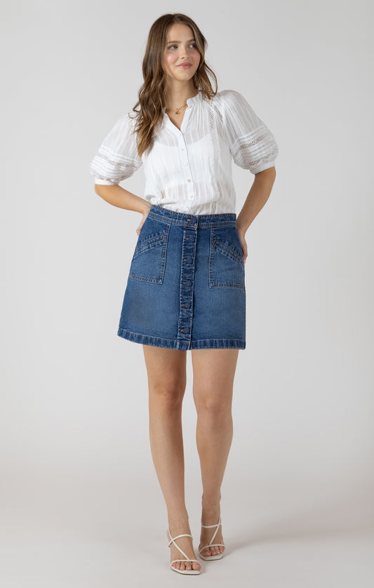 Bexter Denim Skirt- Dex