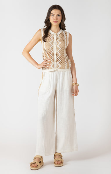 Palm Beach Sleeveless Top-Dex - Uforia Muse 