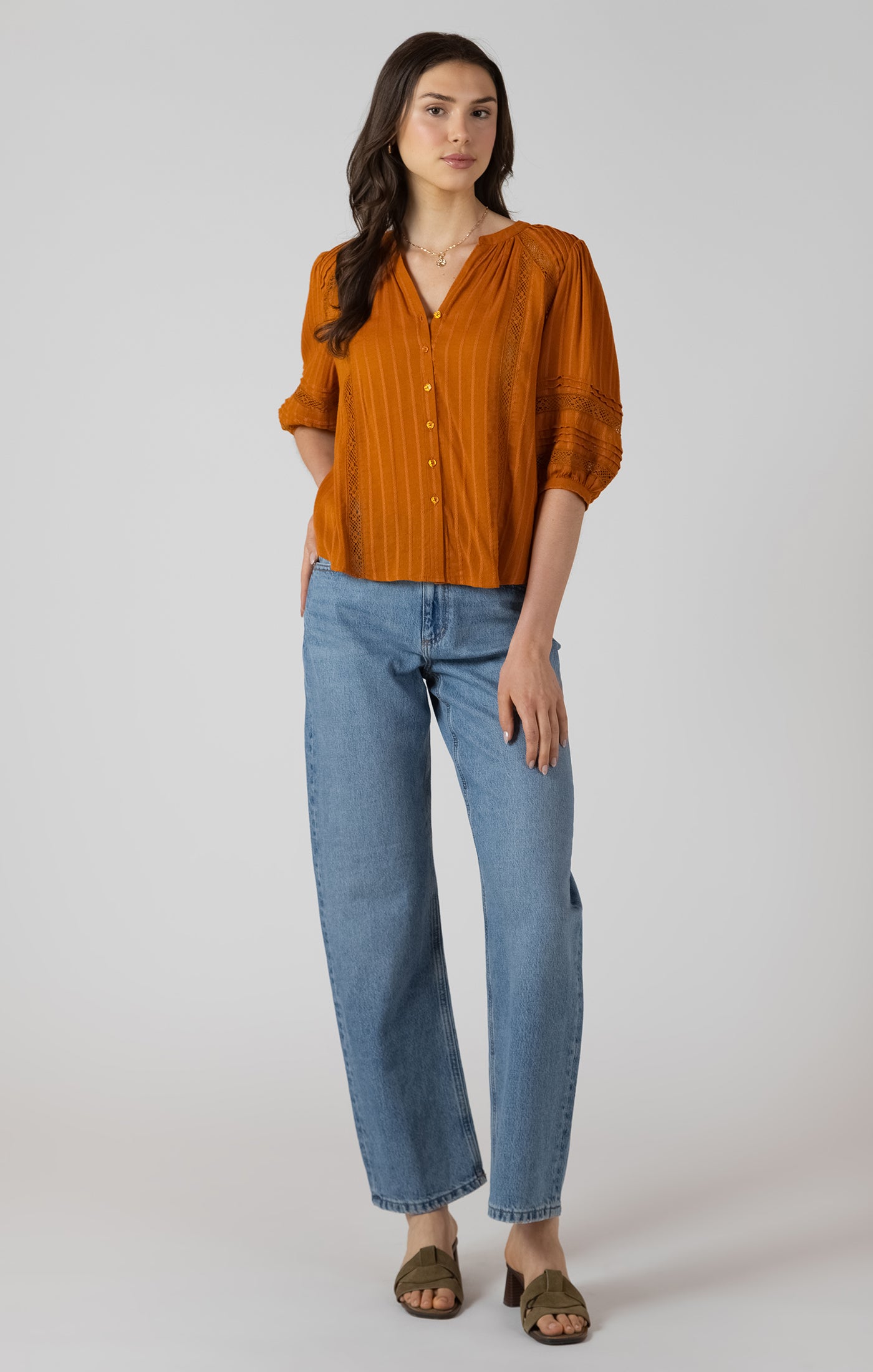 Golden Hour Blouse- Dex - Uforia Muse 