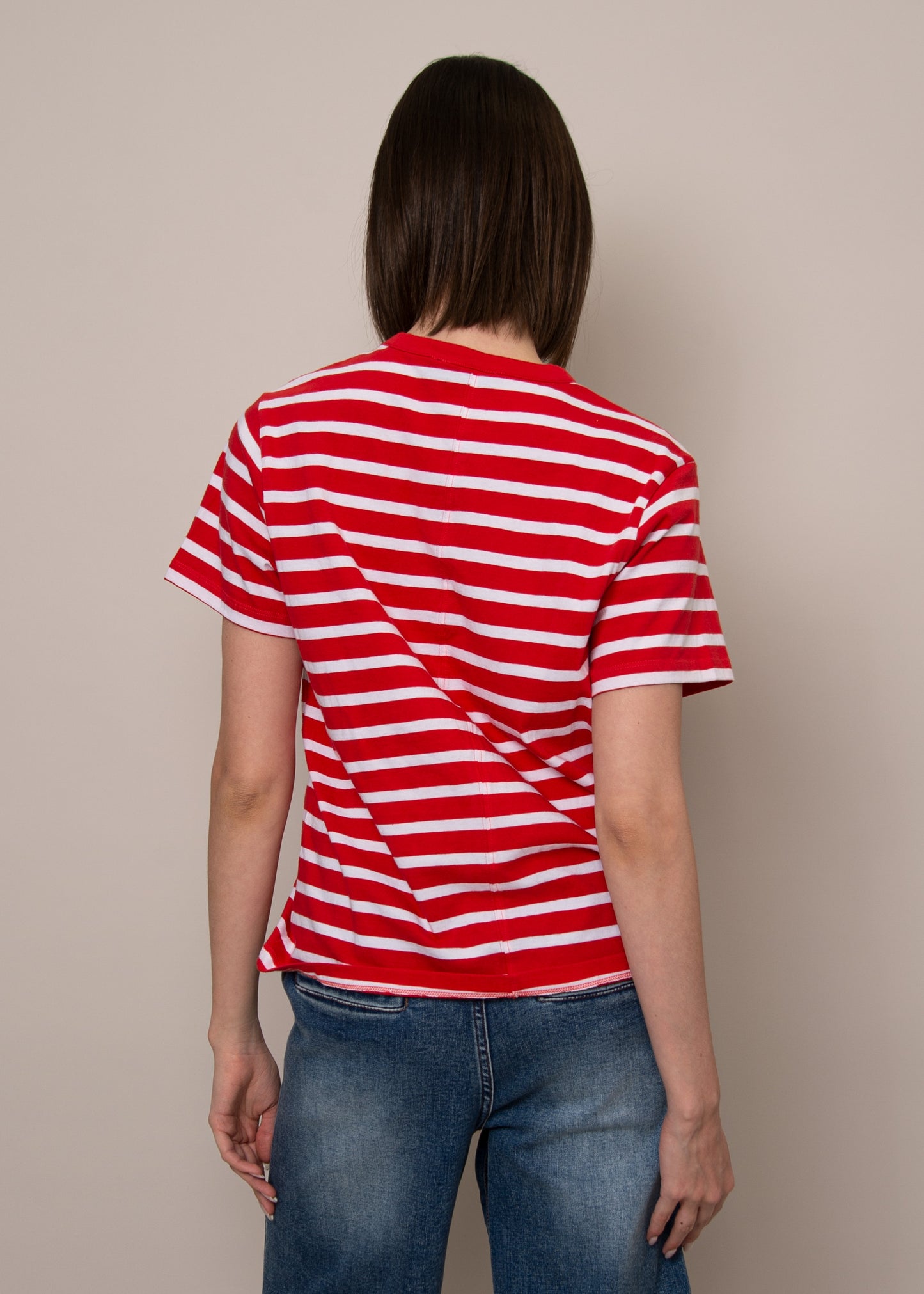 Basic Crew- Cherry Stripe-Rd Style - Uforia Muse 