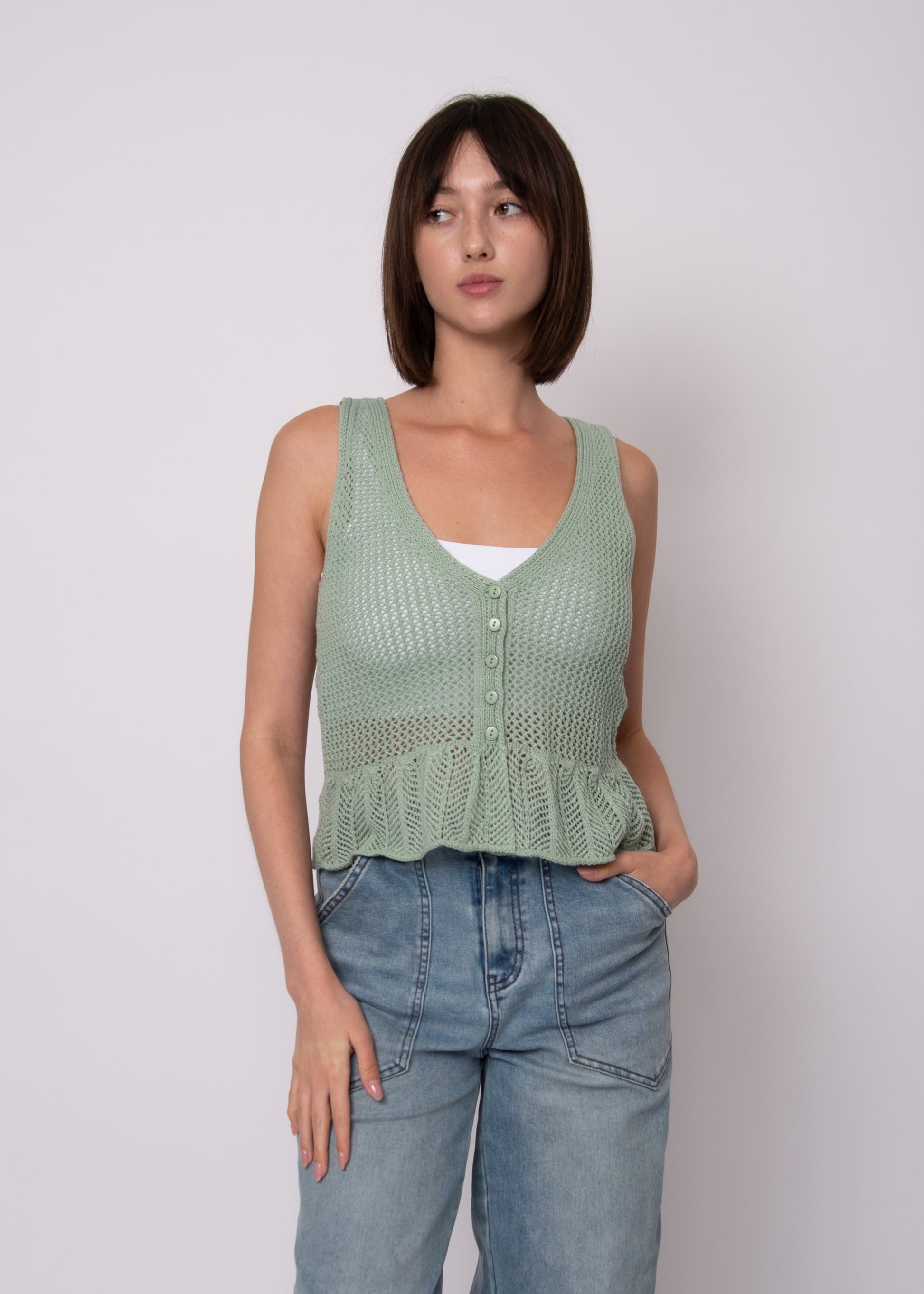 Malena Knit Vest-Rd Style - Uforia Muse 