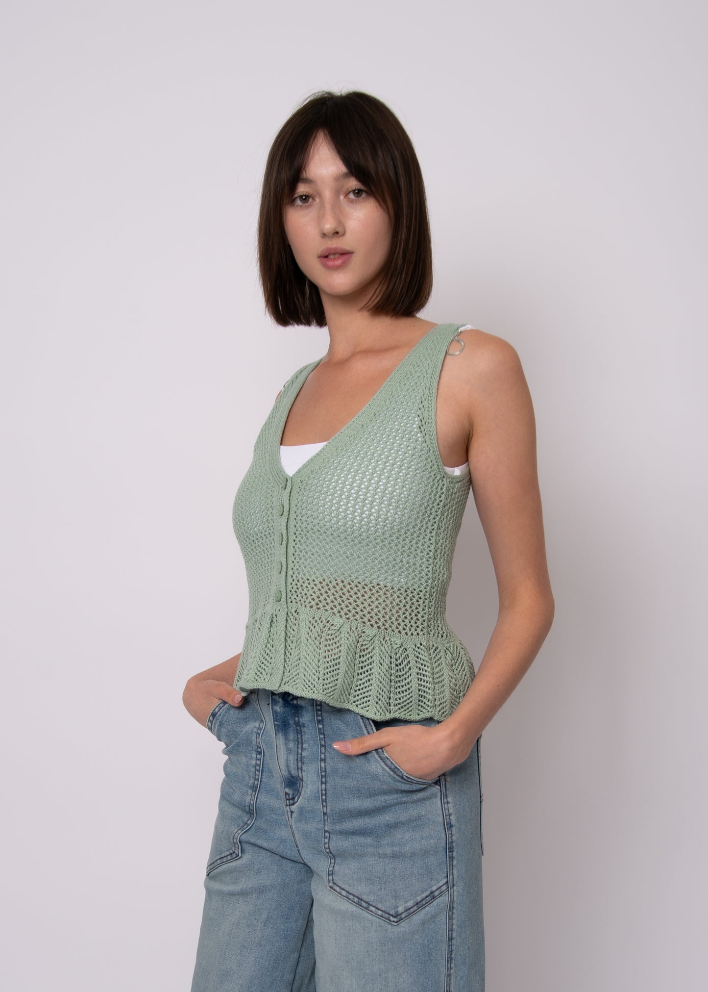 Malena Knit Vest-Rd Style - Uforia Muse 