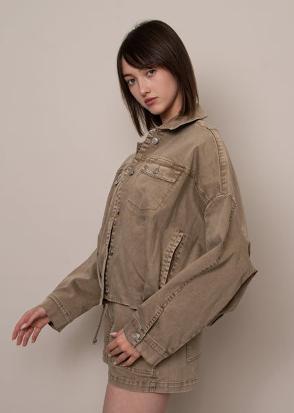 Rumi Twill Jacket-Rd Style - Uforia Muse 