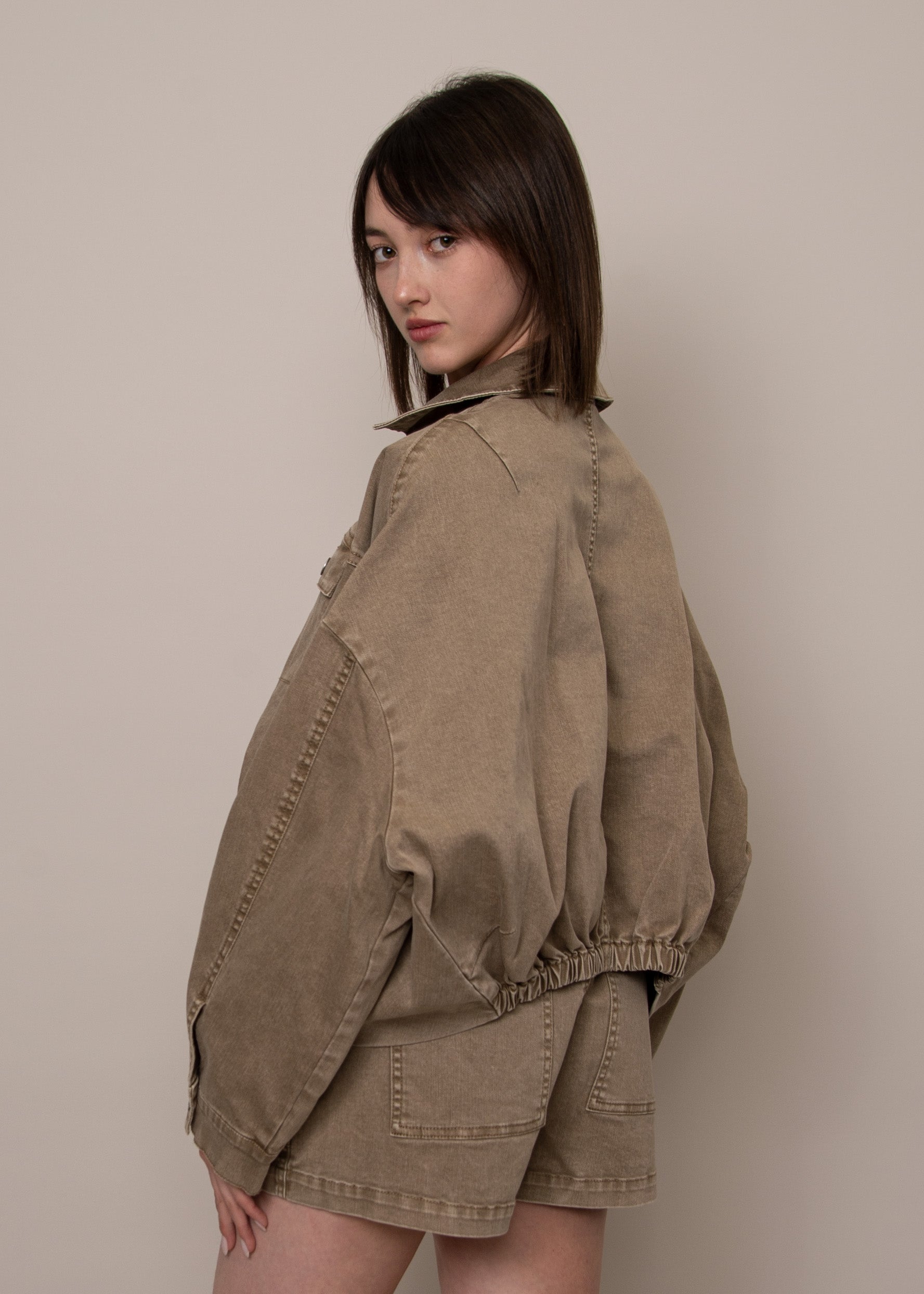 Rumi Twill Jacket-Rd Style - Uforia Muse 