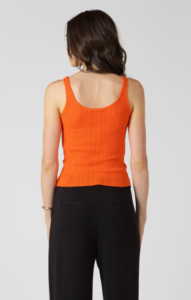 Orange Burst Tank Top-Dex - Uforia Muse 