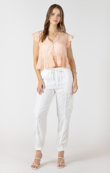 Peach Fizz Blouse-Dex - Uforia Muse 