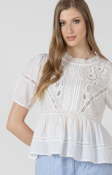 Bradley Blouse-Black Tape - Uforia Muse 