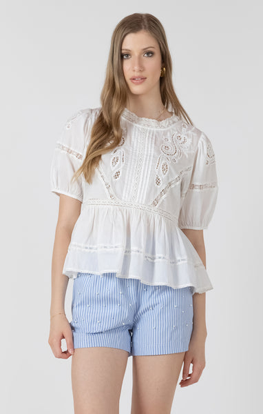 Bradley Blouse-Black Tape - Uforia Muse 