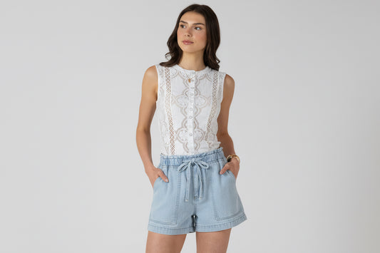 Stefanie Sleeveless Blouse-Dex - Uforia Muse 