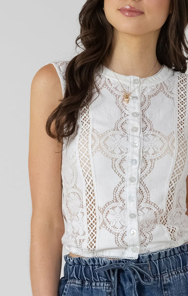 Stefanie Sleeveless Blouse-Dex - Uforia Muse 