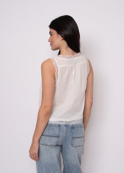 Alia Lace Detail Top- Rd Style - Uforia Muse 