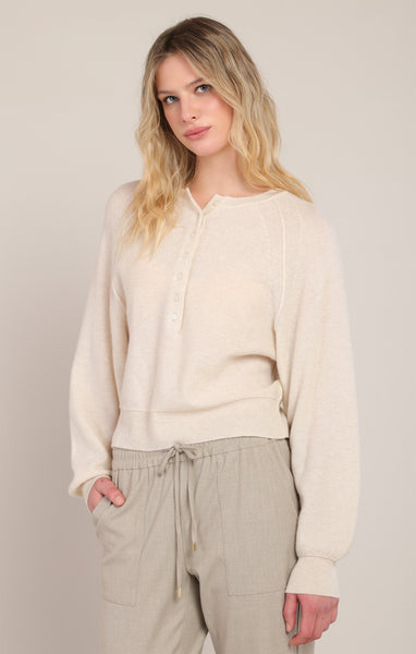 Dasha Henley Sweater- Room 34