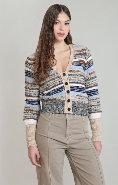 Tessa Multi-Stripe Cardi-Dex