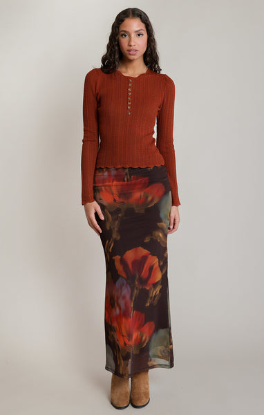 Lanley Henley Top- Dex