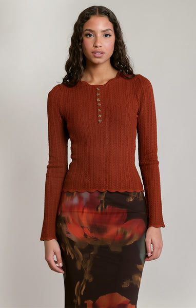 Lanley Henley Top- Dex
