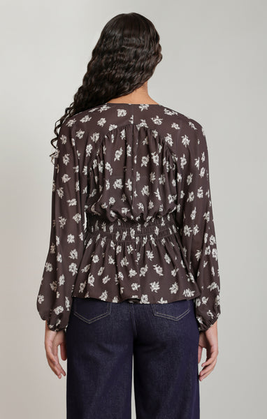 Norma Smocked Blouse-Dex
