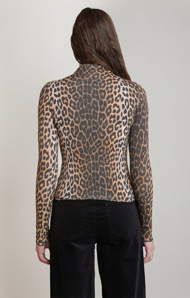 Leopard Fitted Top- Dex
