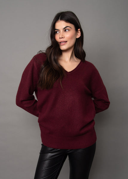 Ghazala Sweater-Black or Maroon Rd style