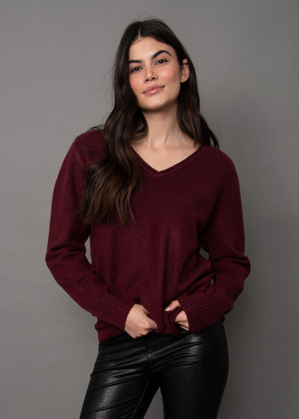 Ghazala Sweater-Black or Maroon Rd style
