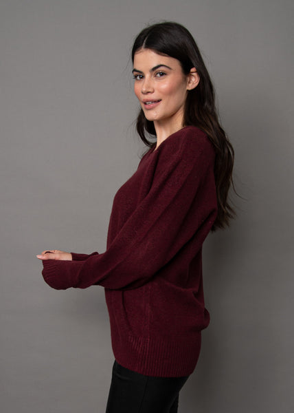 Ghazala Sweater-Black or Maroon Rd style