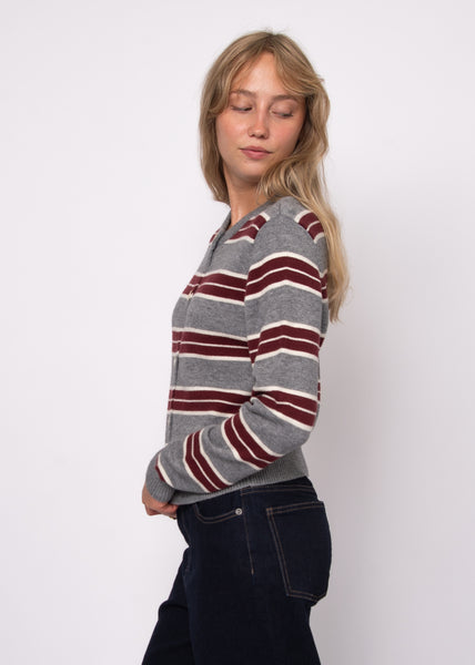 Fig Striped Cardi- Rd Style