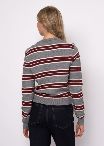 Fig Striped Cardi- Rd Style