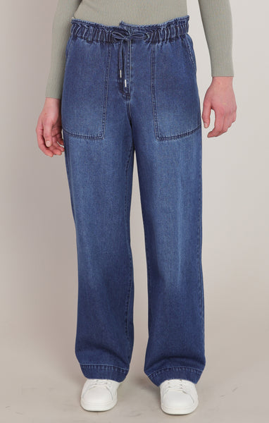 Alex Denim Wide Leg Pant-Dex