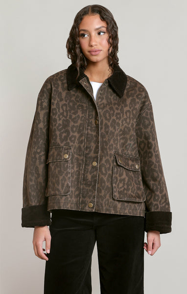 Leopard Barn Jacket- Dex