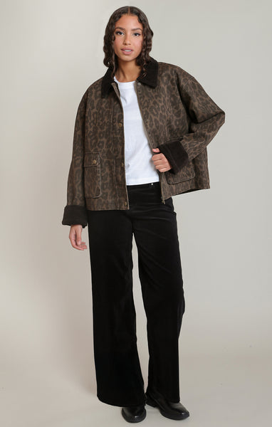 Leopard Barn Jacket- Dex