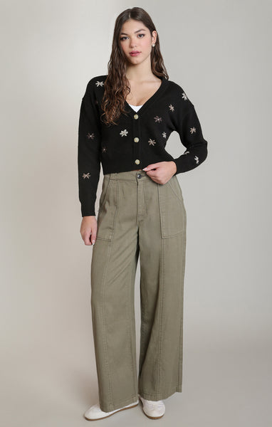 Barnie Wide Leg Pant-Dex - Uforia Muse 