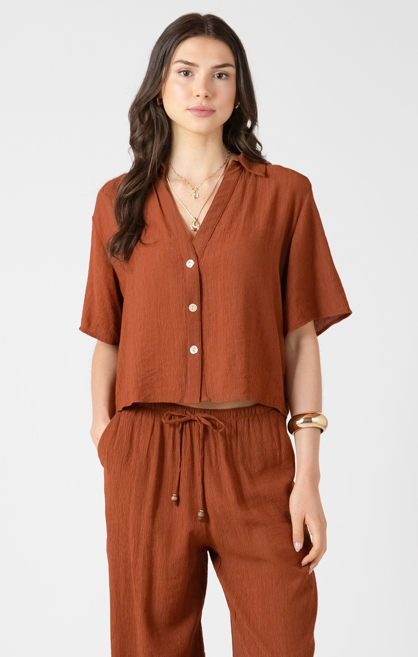 Short Sleeve Blouse - Dex - Uforia Muse 
