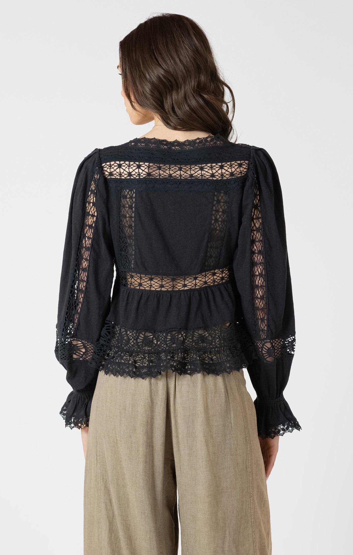 Lace Trim Top - Dex - Uforia Muse 