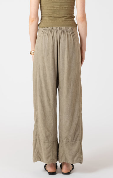 Wide Leg Linen Pant - Dex - Uforia Muse 