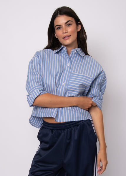 Kerwin Shirt-Stripe-Rd Syle - Uforia Muse 