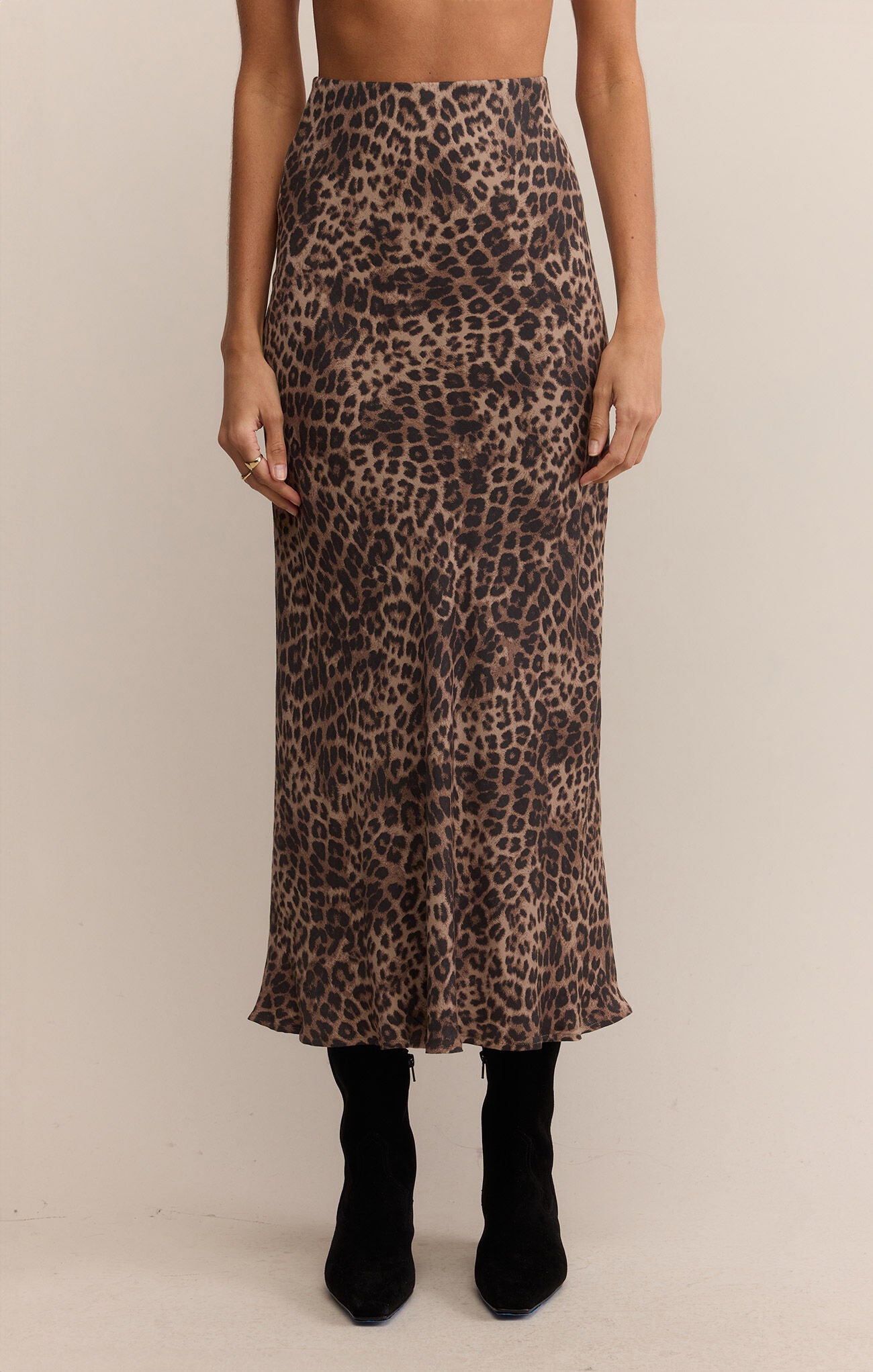 Izabel Leopard Skirt