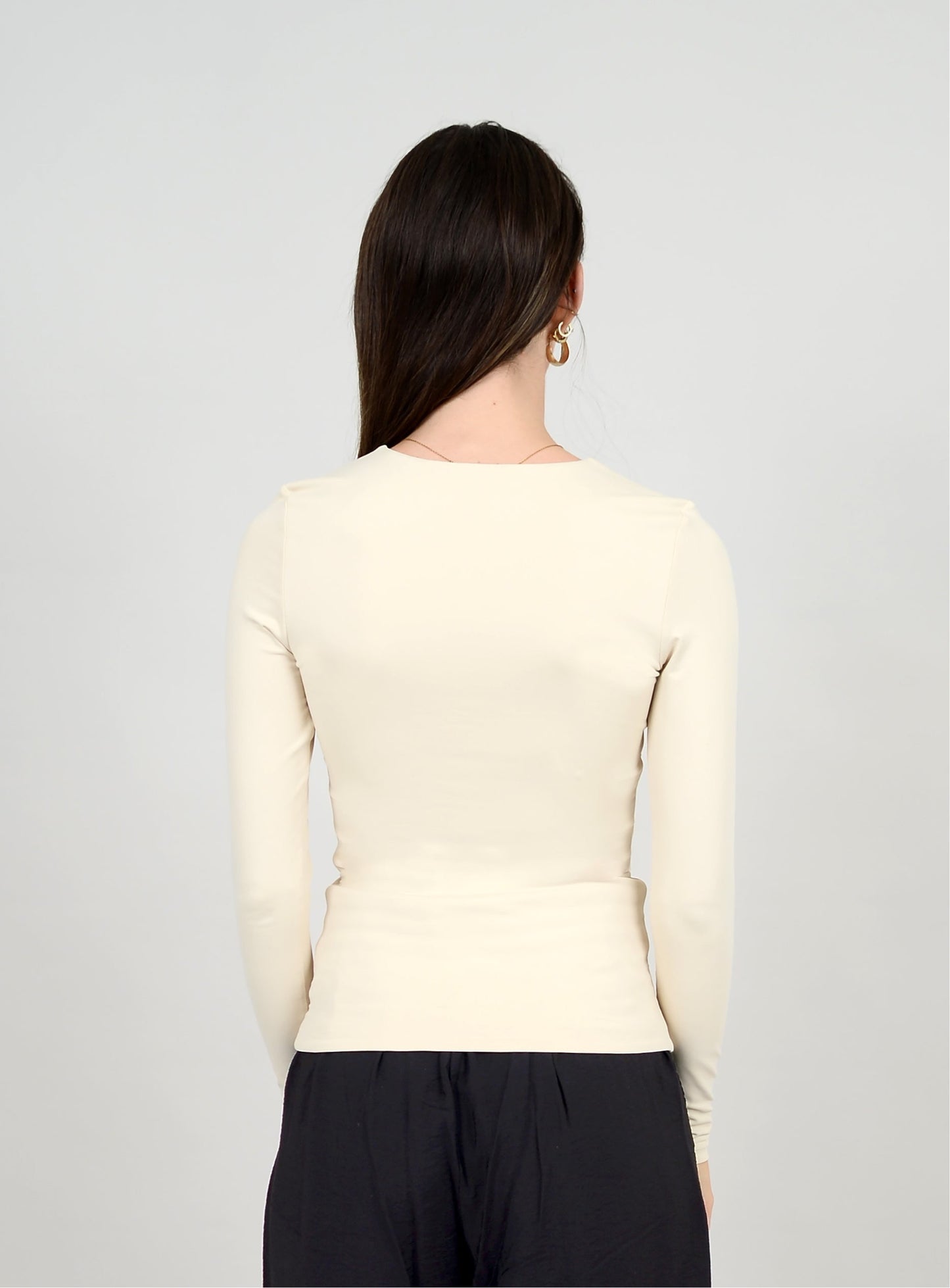 Roxi Crewneck Top- Second Skin- RD - Uforia Muse 