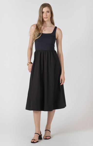 Carolyn Dress- Black Tape - Uforia Muse 