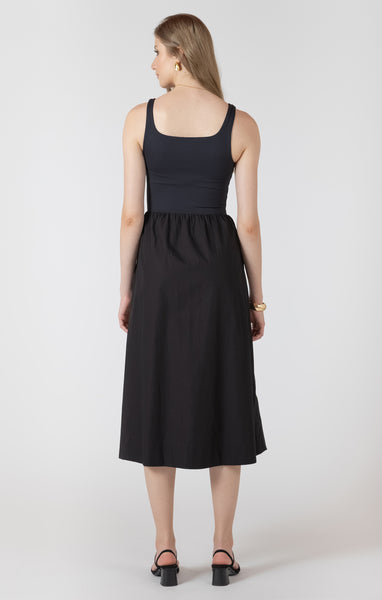 Carolyn Dress- Black Tape - Uforia Muse 