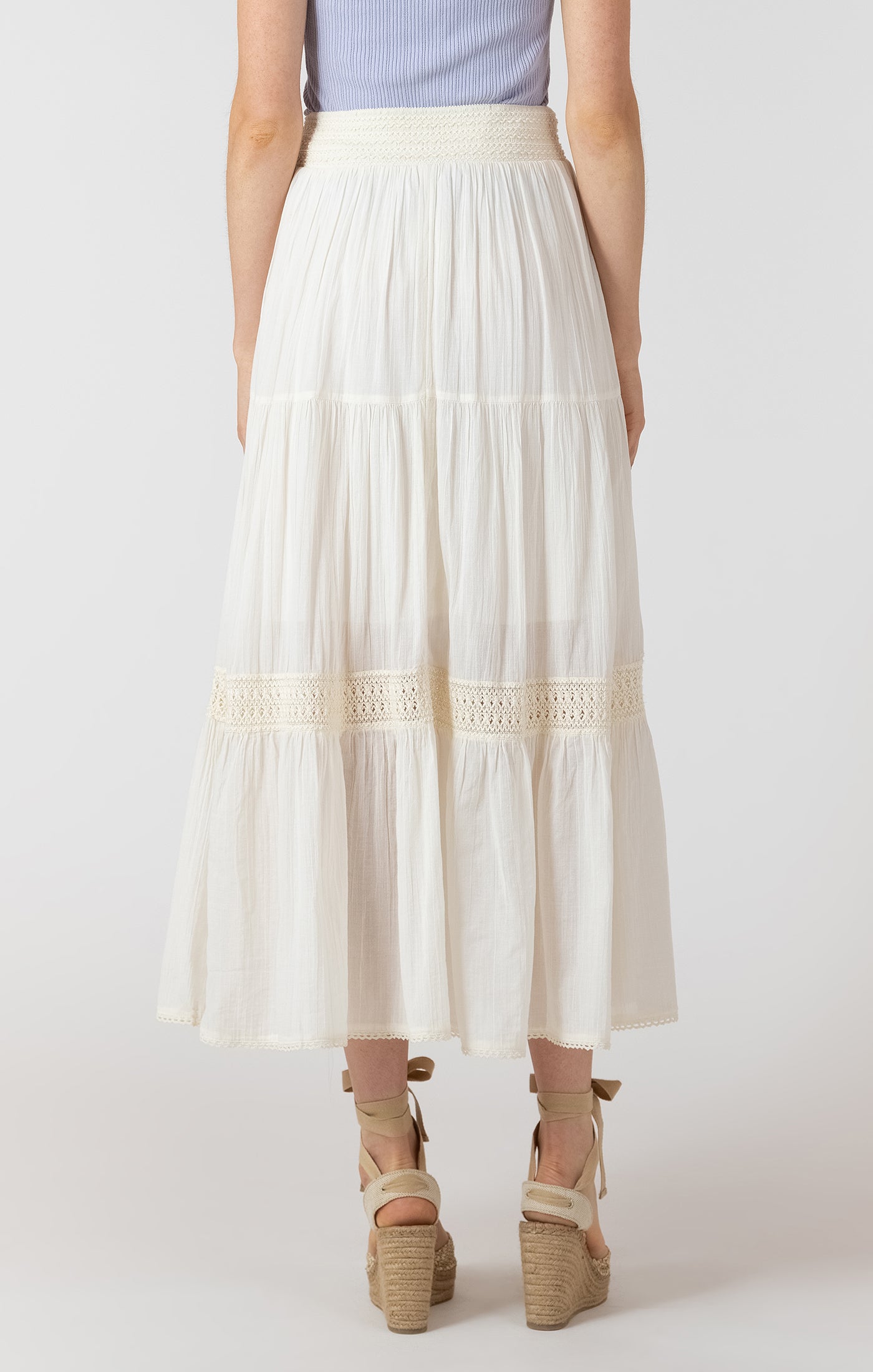 Ecru Maxi Skirt-Dex - Uforia Muse 